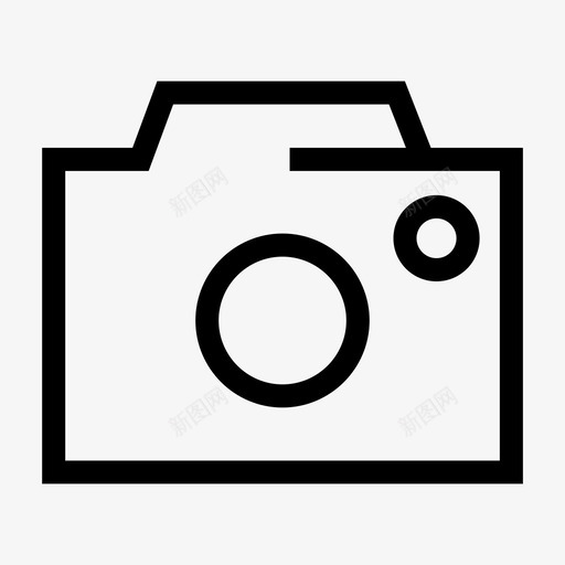 相机电影录制图标svg_新图网 https://ixintu.com 录制 拍摄 电影 相机 移动应用程序图标 视频
