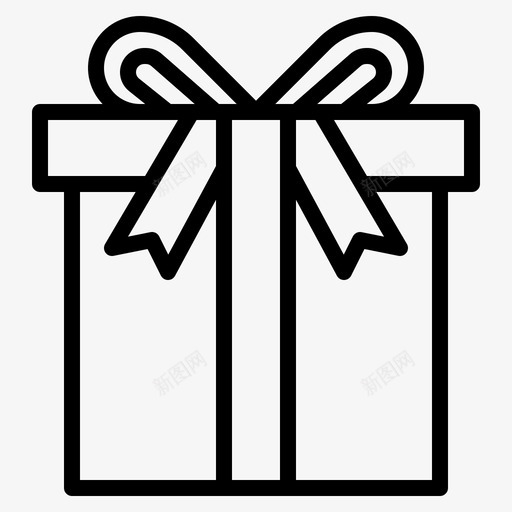 礼物购物001图标svg_新图网 https://ixintu.com 礼物 购物001