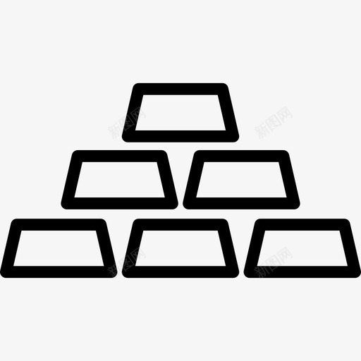 黄金赌场3直线型图标svg_新图网 https://ixintu.com 直线型 赌场3 黄金
