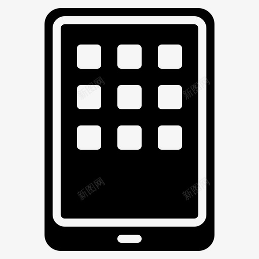 平板电脑电脑设备图标svg_新图网 https://ixintu.com 平板电脑 教育 电脑 设备 返校 阅读