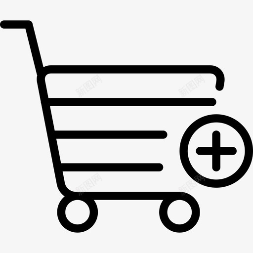购物车电子商务6线性图标svg_新图网 https://ixintu.com 电子商务6 线性 购物车