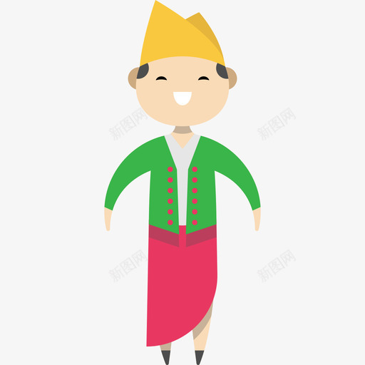 印尼人全世界的人平的图标svg_新图网 https://ixintu.com 全世界的人 印尼人 平的