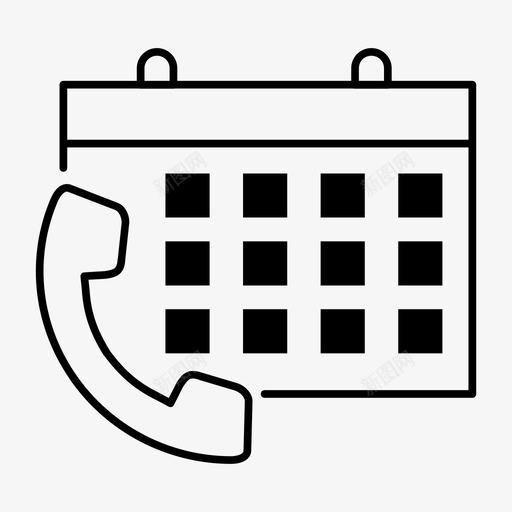 日程表事件计划图标svg_新图网 https://ixintu.com 事件 日程表 时间表 计划