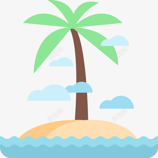 岛婚礼布景公寓图标svg_新图网 https://ixintu.com 公寓 婚礼布景 岛