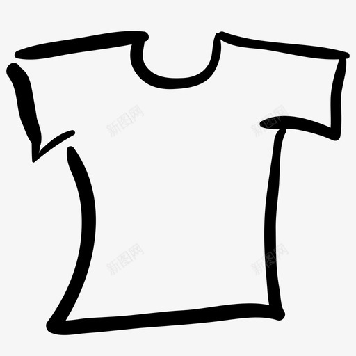 衬衫服装时装图标svg_新图网 https://ixintu.com t恤 时装 服装 衬衫