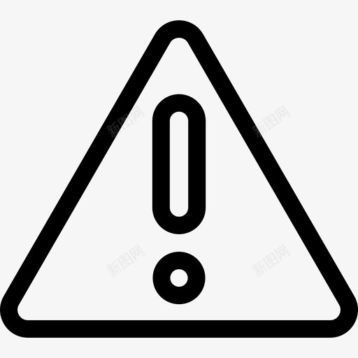 警告计算机安全7线性图标svg_新图网 https://ixintu.com 线性 警告 计算机安全7
