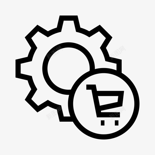 购物车设置配置档位图标svg_新图网 https://ixintu.com 档位 设置 购物车设置 选项 配置