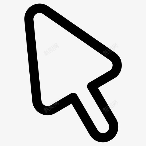 光标点击鼠标图标svg_新图网 https://ixintu.com 上下左右返回 光标 按 点击 箭头方向上传下载 鼠标