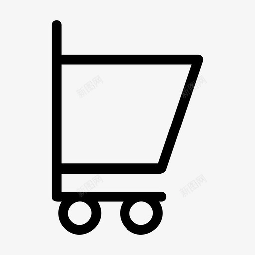 购物车商业网上商店图标svg_新图网 https://ixintu.com 商业 网上商店 购物车 超市
