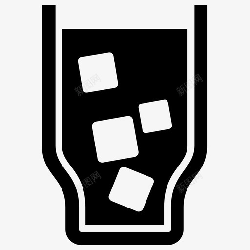 哈维沃班格饮料混合饮料图标svg_新图网 https://ixintu.com 哈维沃班格 官方鸡尾酒 橙汁 混合饮料 饮料 鸡尾酒字形图标