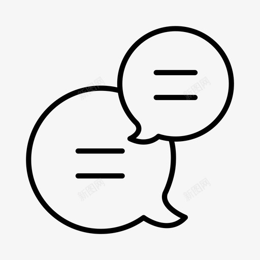 演讲泡泡漫画书对话图标svg_新图网 https://ixintu.com 对话 思想泡泡 演讲气球 演讲泡泡 漫画书