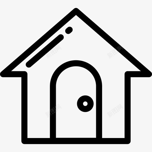 住宅建筑施工2线性图标svg_新图网 https://ixintu.com 住宅 建筑施工2 线性