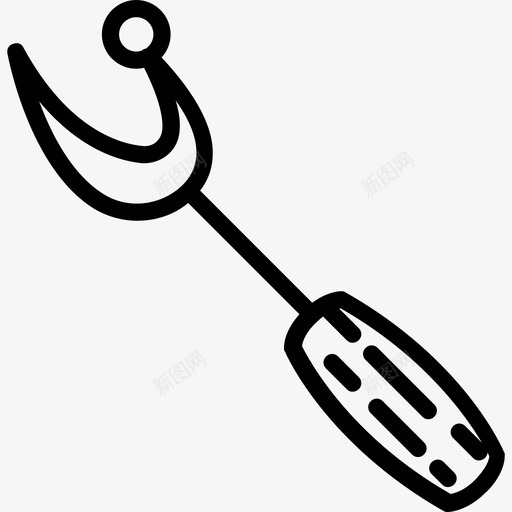 开膛手缝纫3直线图标svg_新图网 https://ixintu.com 开膛手 直线 缝纫3