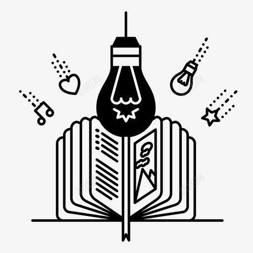 头脑风暴创意思维图标svg_新图网 https://ixintu.com 创意 头脑风暴 笔记本 素描 营销 设计和商务20 设计思维