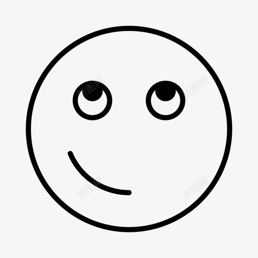 潇洒情绪化表情图标svg_新图网 https://ixintu.com 情绪化 潇洒 脸 表情 高兴