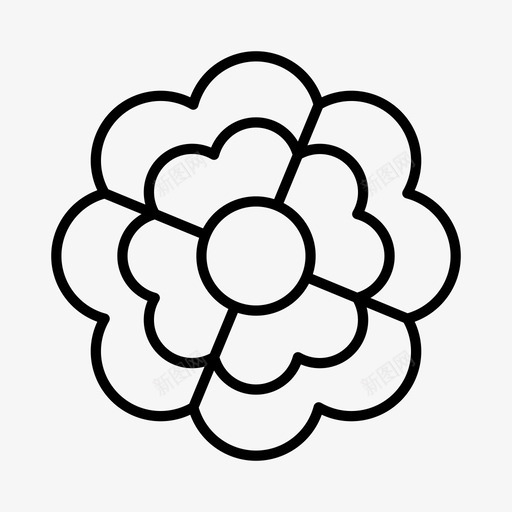 花朵植物性花卉图标svg_新图网 https://ixintu.com 春天 植物性 花卉 花朵