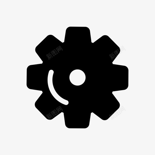 cogs菜单导航图标svg_新图网 https://ixintu.com cogs web应用程序ui实体 导航 菜单 设置 预设