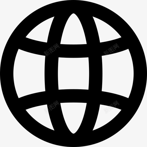 万维网Web界面图标线性svg_新图网 https://ixintu.com Web界面图标 万维网 线性
