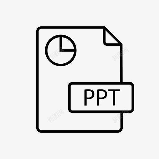 ppt文件文档文件扩展名图标svg_新图网 https://ixintu.com ppt文件 文件扩展名 文件格式 文件类型 文档