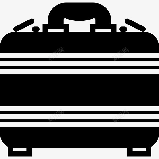 行李箱商务套装装满图标svg_新图网 https://ixintu.com 商务套装 行李箱 装满