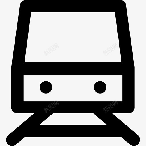 火车运输元素粗体圆形图标svg_新图网 https://ixintu.com 火车 粗体圆形 运输元素