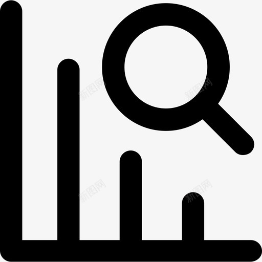 条形图业务元素汇编粗体舍入图标svg_新图网 https://ixintu.com 业务元素汇编 条形图 粗体舍入