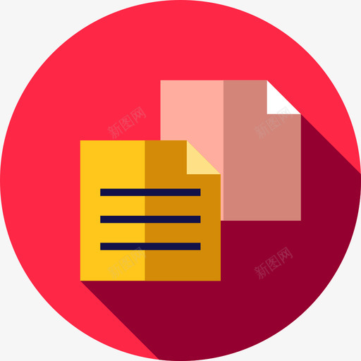 便笺信纸图标扁平svg_新图网 https://ixintu.com 便笺 信纸图标 扁平
