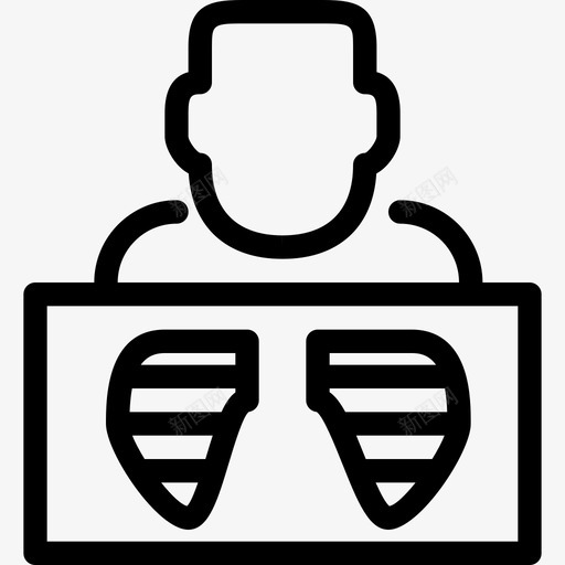 X光科学仪器线性图标svg_新图网 https://ixintu.com X光 科学仪器 线性