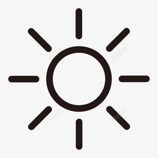 阅读页图标-亮度(大)svg_新图网 https://ixintu.com 阅读页图标-亮度(大) 阅读页图标-06 线性 单色