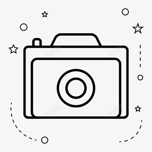 照相机设备照片图标svg_新图网 https://ixintu.com 摄影 照片 照相机 设备