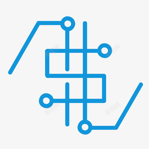 金融科技svg_新图网 https://ixintu.com 金融科技 线性