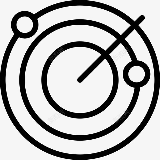 雷达基本设置2线性图标svg_新图网 https://ixintu.com 基本设置2 线性 雷达