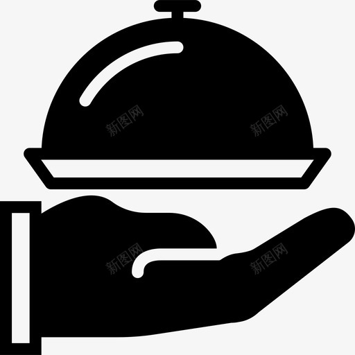 餐食酒店服务7填充图标svg_新图网 https://ixintu.com 填充 酒店服务7 餐食