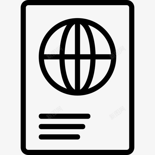 护照酒店服务6直系图标svg_新图网 https://ixintu.com 护照 直系 酒店服务6