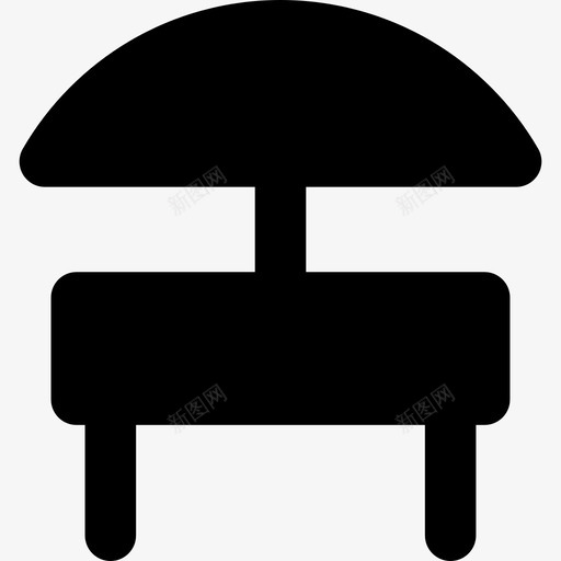 餐桌烧烤收集已填充图标svg_新图网 https://ixintu.com 已填充 烧烤收集 餐桌