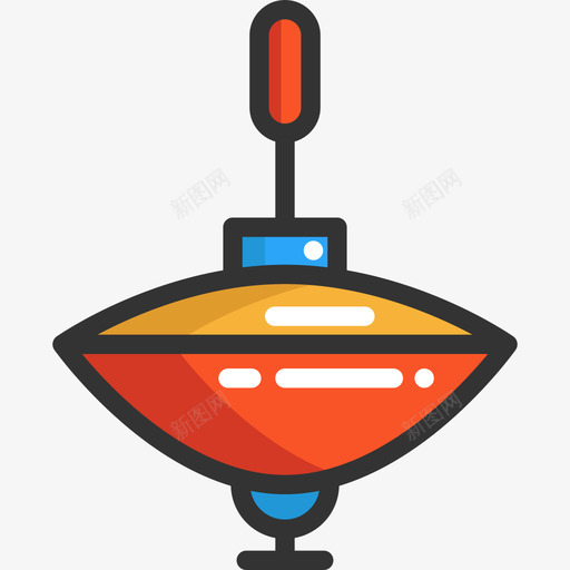 旋转儿童元素线性颜色图标svg_新图网 https://ixintu.com 儿童元素 旋转 线性颜色