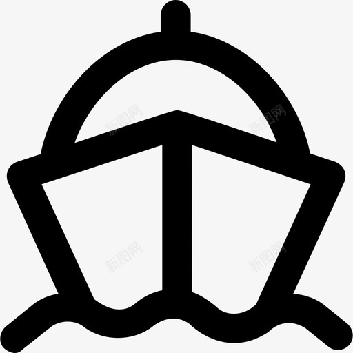 巡洋舰运输元素粗体圆形图标svg_新图网 https://ixintu.com 巡洋舰 粗体圆形 运输元素