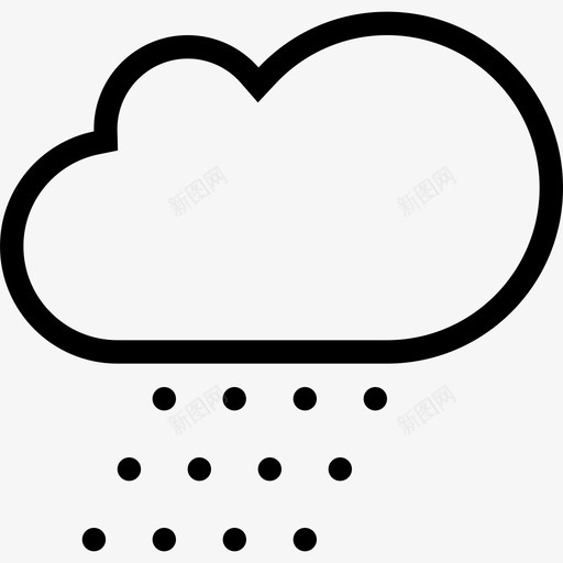 下雪天气和保险2线性图标svg_新图网 https://ixintu.com 下雪 天气和保险2 线性