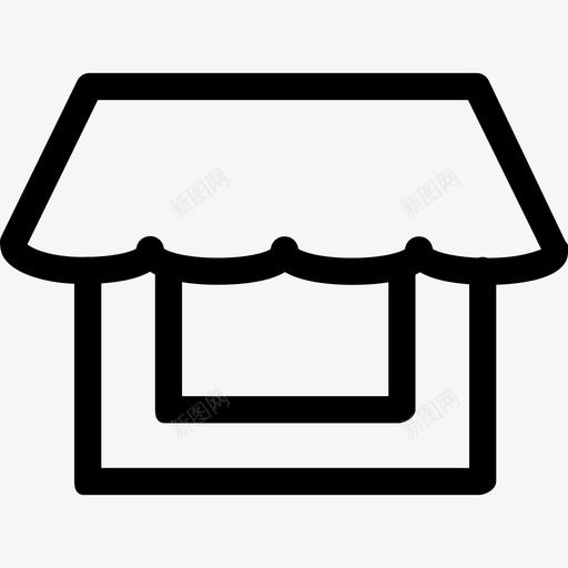 商店购物和电子商务收集线性图标svg_新图网 https://ixintu.com 商店 线性 购物和电子商务收集