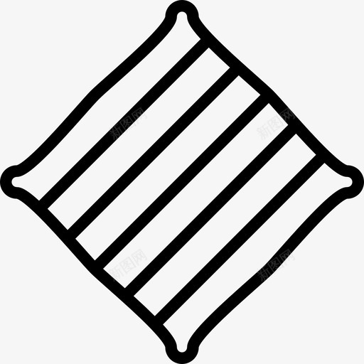 垫子酒店服务4直线图标svg_新图网 https://ixintu.com 垫子 直线 酒店服务4