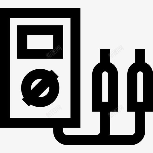 电压表机械元件8线性图标svg_新图网 https://ixintu.com 机械元件8 电压表 线性