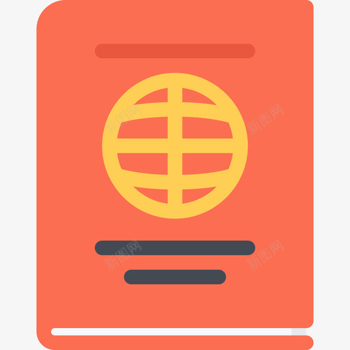 护照海滩和露营3公寓图标svg_新图网 https://ixintu.com 公寓 护照 海滩和露营3