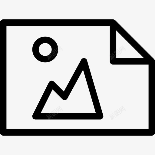 图像文件2线性图标svg_新图网 https://ixintu.com 图像 文件2 线性
