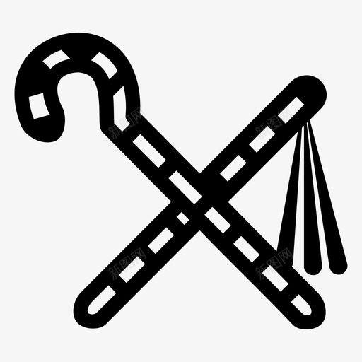 弯曲和连枷手工艺品埃及图标svg_新图网 https://ixintu.com 埃及 弯曲和连枷 手工艺品 欧西里斯 法老
