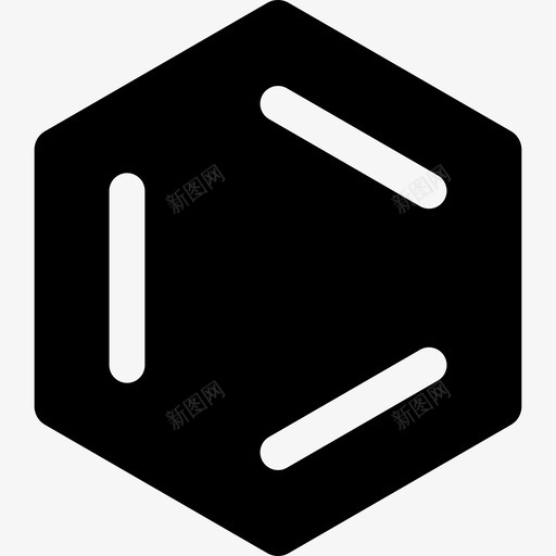 苯化学4填充图标svg_新图网 https://ixintu.com 化学4 填充 苯
