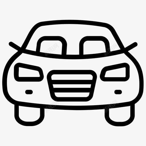 汽车交叉车掀背车图标svg_新图网 https://ixintu.com 交叉车 掀背车 汽车 轿车 运输线图标