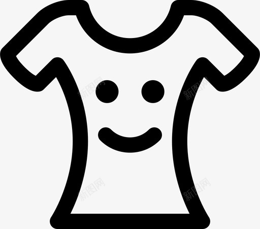 情感衬衫衣服图标svg_新图网 https://ixintu.com 女士 女性 快乐 情感 衣服 衬衫 裙子