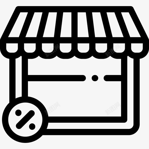 促销超市10直线图标svg_新图网 https://ixintu.com 促销 直线 超市10