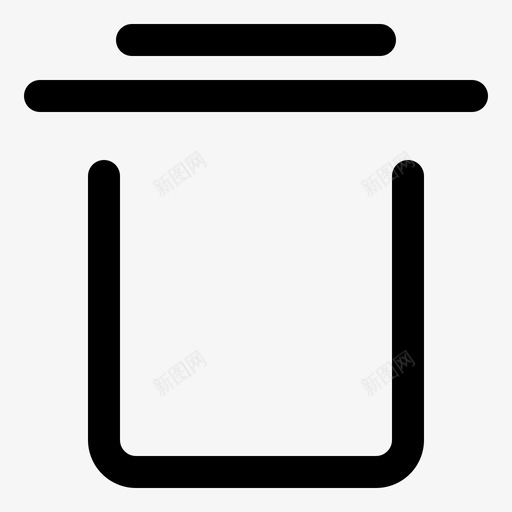 删除垃圾简单的用户界面图标svg_新图网 https://ixintu.com 删除 垃圾 简单的用户界面