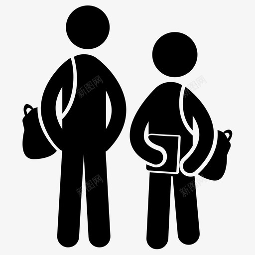 兄弟姐妹学校伙伴学校朋友图标svg_新图网 https://ixintu.com 兄弟姐妹 同学 学校伙伴 学校字形图标 学校朋友 学生